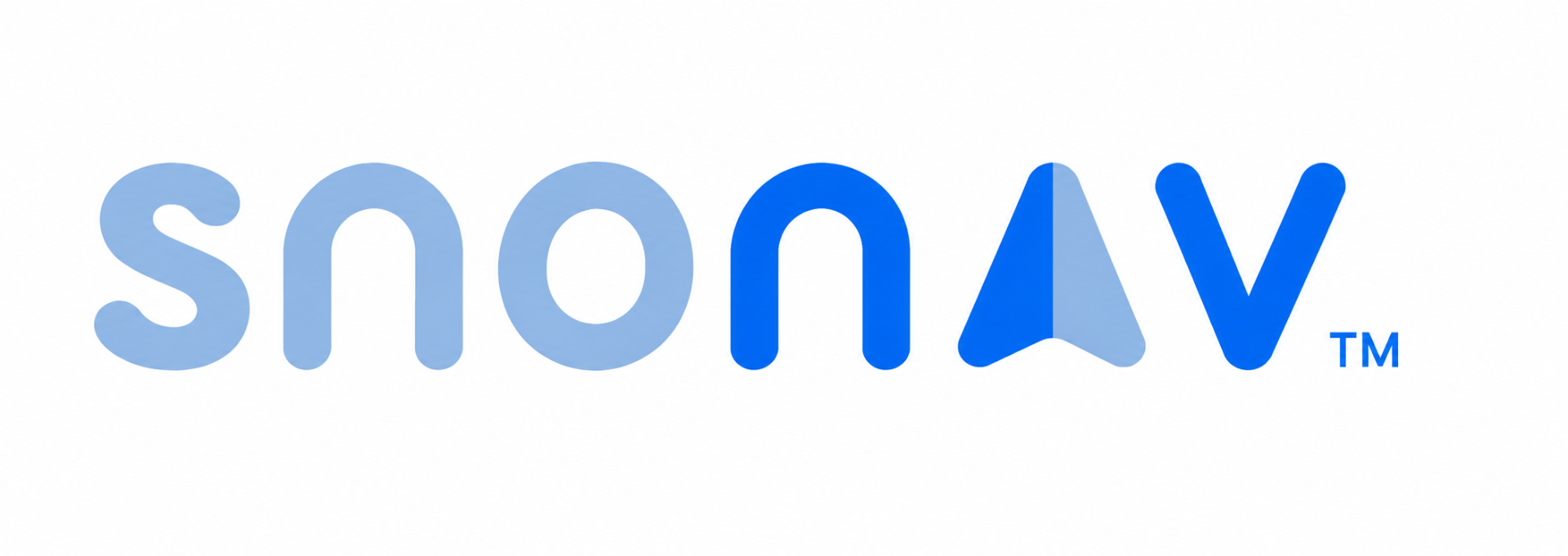 Snonav ski navigation, skiers on the mountain